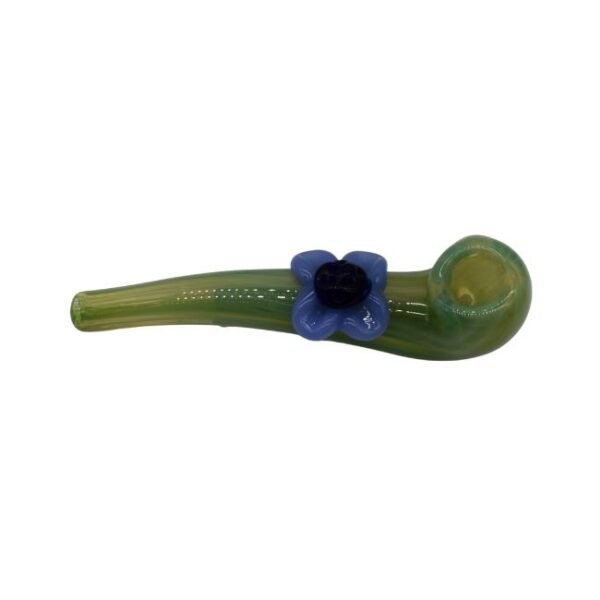 4.5'' COLOR TUBE FLOWER ART SHERLOCK PIPE