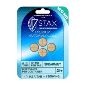 STAX 7-HYDROXY PREMIUM KRATOM ALKALOIDS 30MG PER TABLET 4CT/10PK