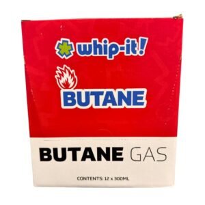 WHIP IT BUTANE GAS REGULAR RED (300ML) 12CT/ BOX