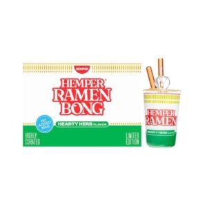 HEMPER GLASS 7'' RAMEN BONG WATER PIPE