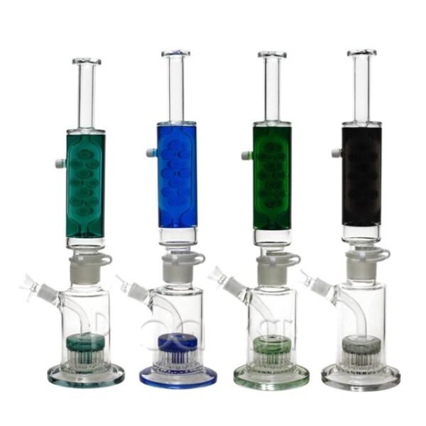 PHOENIXSTAR 18" FREEZEABLE COIL WITH GLYCERIN FANCY HEAVY DUTY WATER PIPE