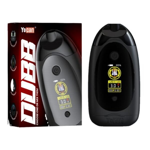 YOCAN DUBB 510 THREAD 750mAH DUAL CART VAPE BATTERY