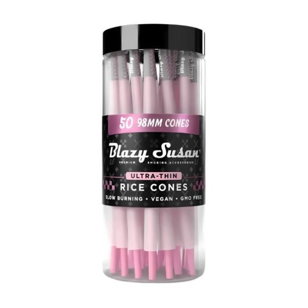 BLAZY SUSAN 98MM ULTRA THIN RICE CONE 50CT JAR