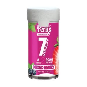 EAT PERKS 7-HYDROXY KRATOM ALKALOID 50MG PER TABLET 4CT/ JAR