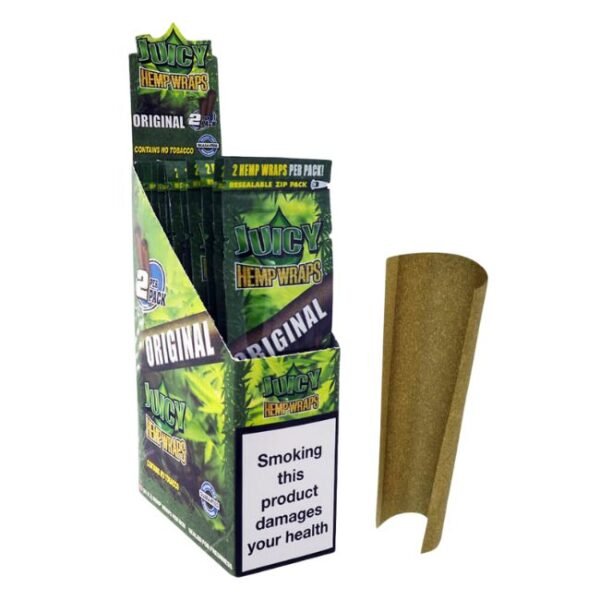 JUICY TERP ENHANCED HEMP WRAPS 2PK (25CT DISPLAY)