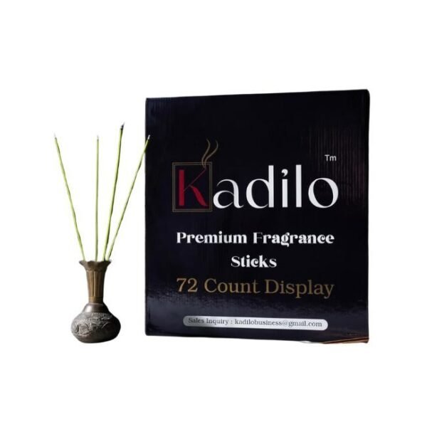KADILO 11'' PREMIUM FRAGRANCE INCENSE STICKS 72CT/ DISPLAY