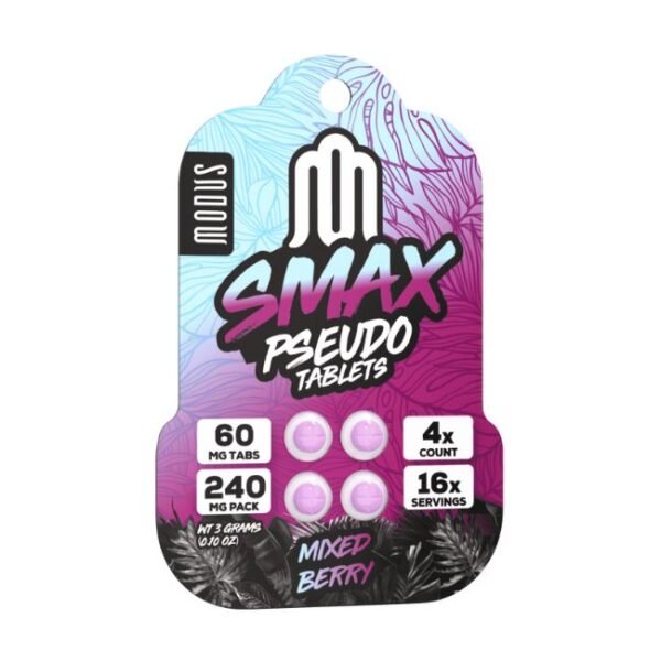 MODUS SMAX PSEUDO 60MG PER TABLET 4CT/10PK
