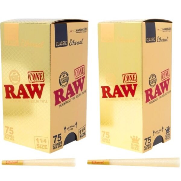 RAW CLASSIC ETHEREAL PRE-ROLLED CONE 75CT/ BOX