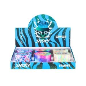 SMOXY 63MM 4PART GRINDER 6CT DISPLAY (SM-302D)