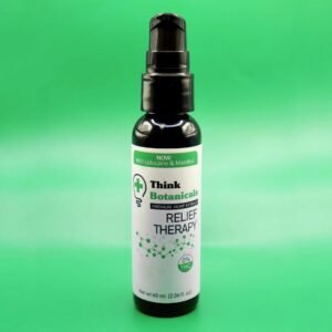 THINK BOTANICALS CBD RELIEF THERAPY 1000MG LIDOCAINE & MENTHOL CREAM 60ML BOTTLE