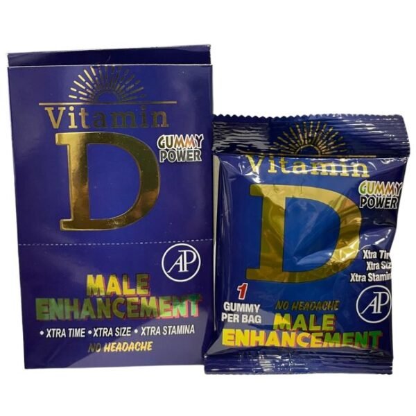 VITAMIN D MALE ENHANCEMENT GUMMY POWER 1PK 10CT/ BOX