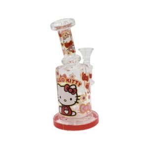 7" BEND NECK DESIGN GLASS WATER PIPE
