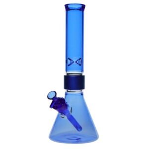GLASS 12" STANDARD MONOCHROME BEAKER WATER PIPE