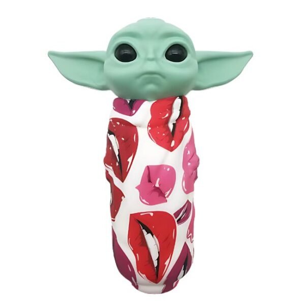 4" ALIEN HYDRO GRAPHIC PRINTING DESIGN SILICONE HAND PIPE