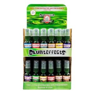BLUNT EFFECTS CONCENTRATED AIR FRESHNER SPRAY 72CT/ DISPLAY