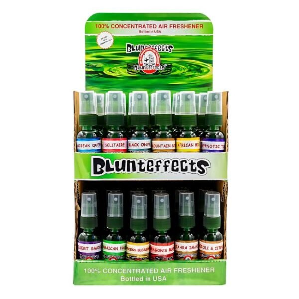 BLUNT EFFECTS CONCENTRATED AIR FRESHNER SPRAY 72CT/ DISPLAY