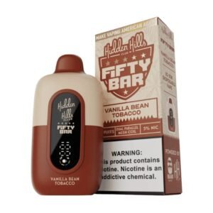 FIFTY BAR BY HIDDEN HILLS 5% DISPOSABLE (90ML) 20K PUFFS 5CT/ BOX