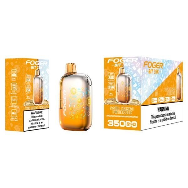 FOGER BIT 5% DISPOSABLE (100ML) NORM MODE - 35K & BOOST. MODE - 25K PUFFS 5CT/ BOX