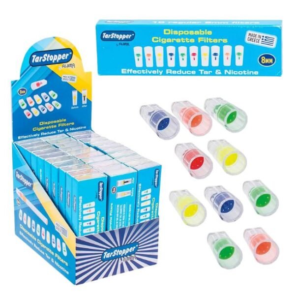 FUJIMA TARSTOPPER 8MM MINI FILTER 10PK 30CT/ BOX