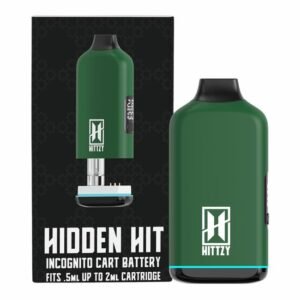 HITTZY HIDDEN HIT 650 mAH 510 THREAD BATTERY FITS UP TO 2GM CARTS 5CT/ BOX