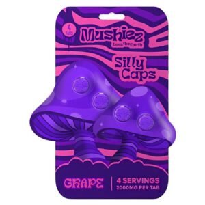 MUSHIEZ BY KREAM SILLY CAPS MUSHROOM 2000MG PER TABLET 4CT/10PK