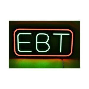 LED NEON SIGN WITH REMOTE CONTROL (20X9.9'') EBT