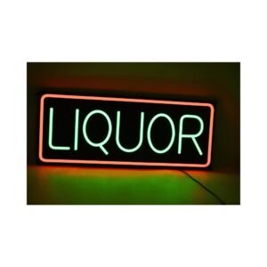 LED NEON SIGN WITH REMOTE CONTROL (60X24CM) LIQUOR