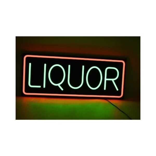LED NEON SIGN WITH REMOTE CONTROL (60X24CM) LIQUOR