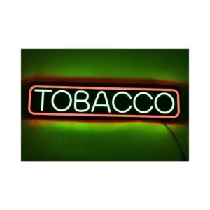 LED NEON SIGN WITH REMOTE CONTROL (70X15CM) TOBACCO