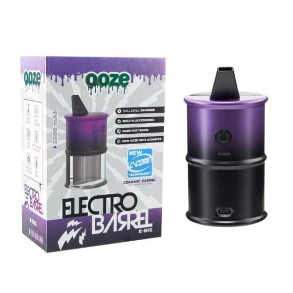 OOZE ELECTRO BARREL DAB E-RIG 2000mAh C-CORE VAPORIZER KIT