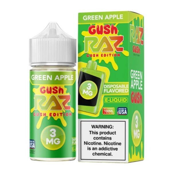 RAZ GUSH EDITION E LIQUID 100ML BOTTLE