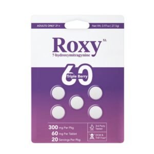ROXY XL 7-HYDROXYMITRAGYNINE 60MG PER TABLET 5CT/10PK