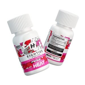 STRAIGHT HEAT EIGHTIES 7-HYDROXY PSEUDO 80MG PER TABLET 10CT/ JAR