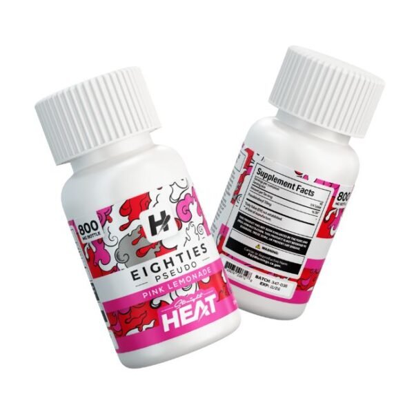 STRAIGHT HEAT EIGHTIES 7-HYDROXY PSEUDO 80MG PER TABLET 10CT/ JAR