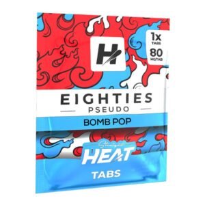 STRAIGHT HEAT EIGHTIES PSEUDO 80MG PER TABLET 1CT/25PK