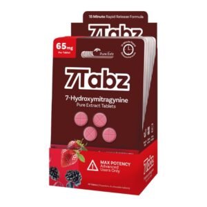 7TABZ HYDROXY PURE KRATOM LEAF EXTRACT 65MG PER TABLET 4CT/10PK