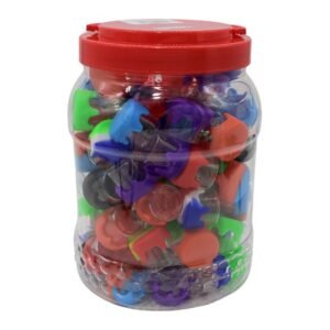 6ML SILICONE WITH GLASS CONTAINER 100CT JAR