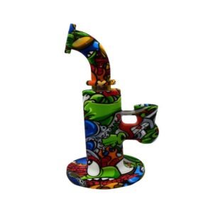 7" SILICONE COLORFULL WATER PIPE