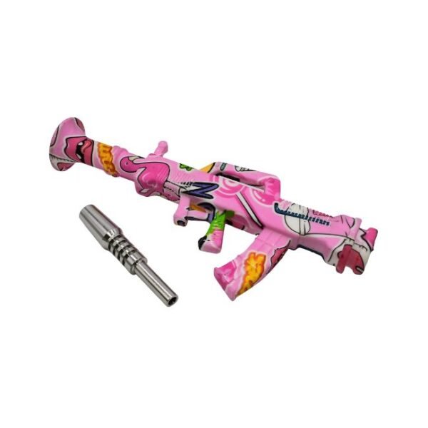 7.5" SILICONE GUN DESIGN NECTOR COLLECTOR