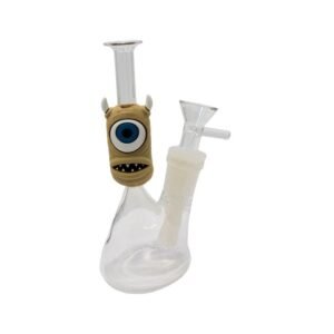 6'' EYE DESIGN SILICONE WATER PIPE