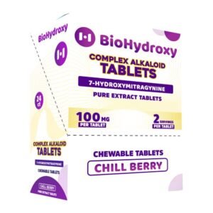 BIOHYDROXY COMPLEX  ALKALOID 7-HYDROXY 100MG PER TABLET 1CT/24PK