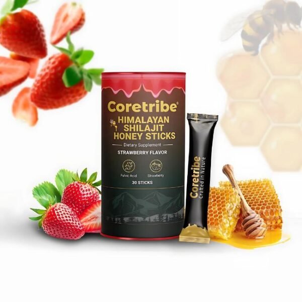 CORETRIBE HIMALAYAN SHILAJIT HONEY STICKS FOR SEXUAL ENHANCEMENT 30CT/ JAR