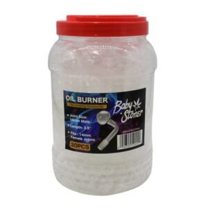 BABY STONER 14MM MALE GLASS TUBE 30CT/ JAR