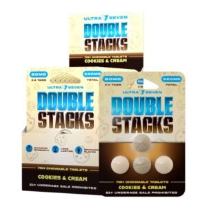 ULTRA 7 SEVEN DOUBLE STACKS HYDROXY CHEWABLE 80MG PER TABLET 4CT/10PK