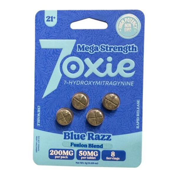 7OXIE 7-HYDROXY MEGA STRENGHT FUSION BLEND 50MG PER TABLET 4CT/10PK