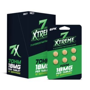 7 XTREME 7-HYDROXYMITRAGYNINE 18MG PER TABLET 6CT/12PK