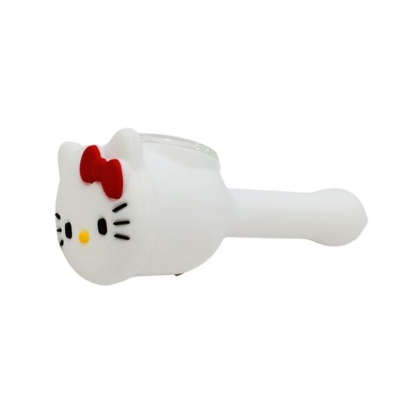 4'' SILICONE CAT CHARACTER HAND PIPE