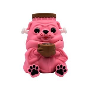 6''SILICONE DOG DESIGN WATER PIPE