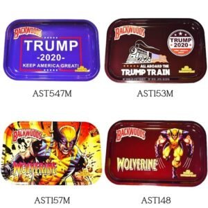 BACKWOODS METAL ROLLING TRAY MEDIUM (285 X 185 MM)