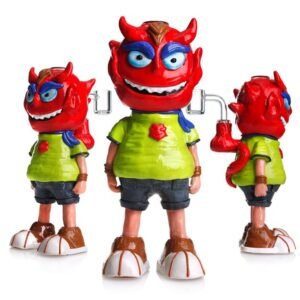 8'' PHOENIXSTAR GLASS FANCY CHARACTER WATER PIPE